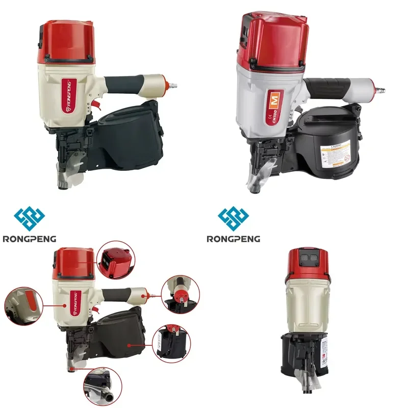 RONGPENG MCN100 Factory Price High Industrial Quality Max Coil Nailer Air Coil for Pallets and Framing