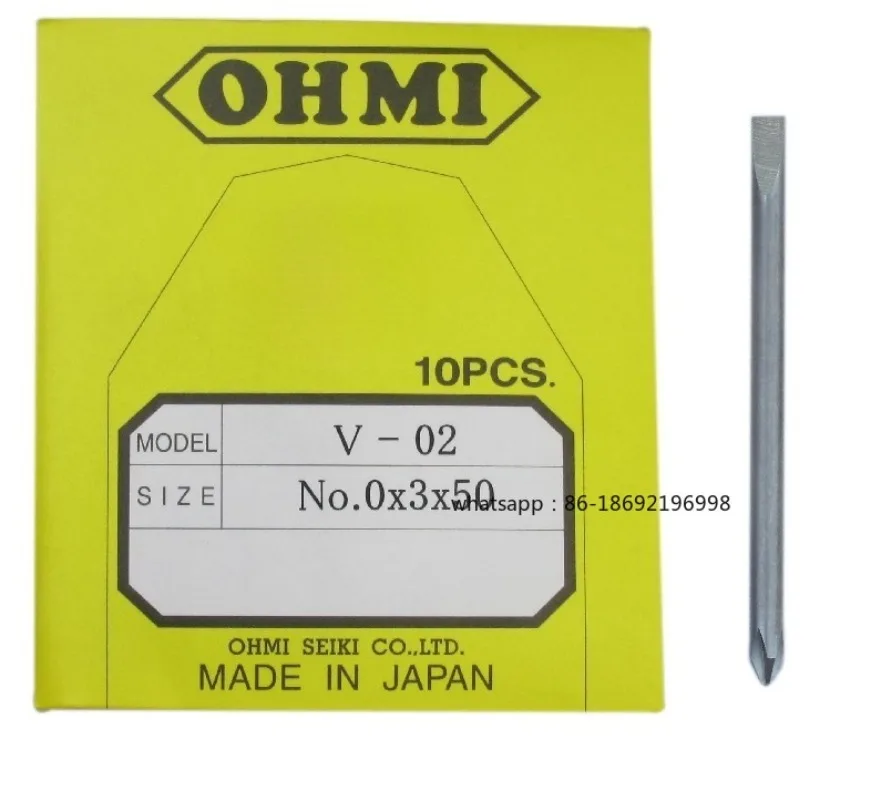

10 шт., ремонт камеры, пакетная головка V-02, No,0x3x50 (2x35) (2,5x35), прямая крестовая насадка OHMI двойного назначения