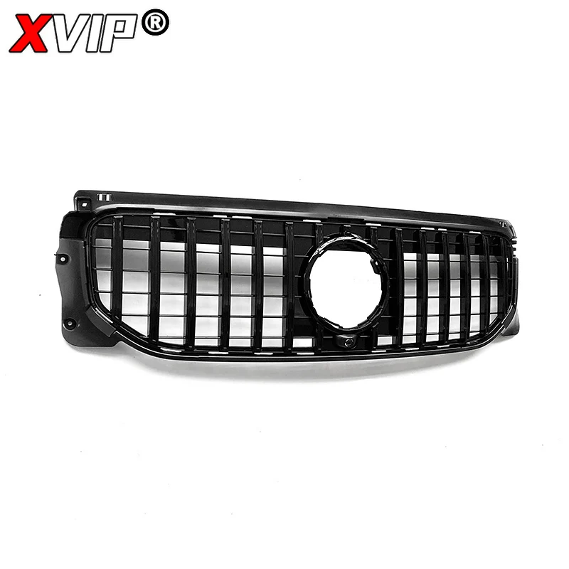 XVIP Chrome Silver Diamonds Style Racing Grille für Mercedes Benz GLB-Klasse X247 GLB250 GLB200 20-23 GTR Style Upper Grille Mesh