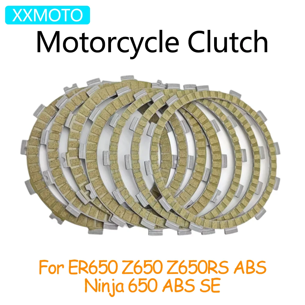 

For Kawasaki ER650 Z650 Z650RS ABS Ninja 650 SE ER 650 Z 650 650RS Motorcycle Clutch Plates Friction Disc Kits Accessories