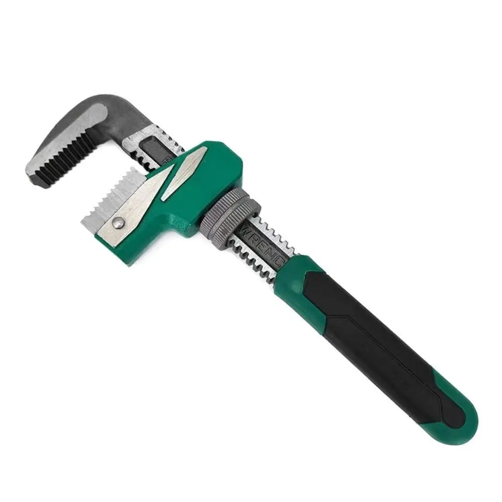 

Versatile F-Type Pipe Vise Wrench Torque Sturdy Adjustable Wrench Light with Extension Pipe Spanner Round Pipes