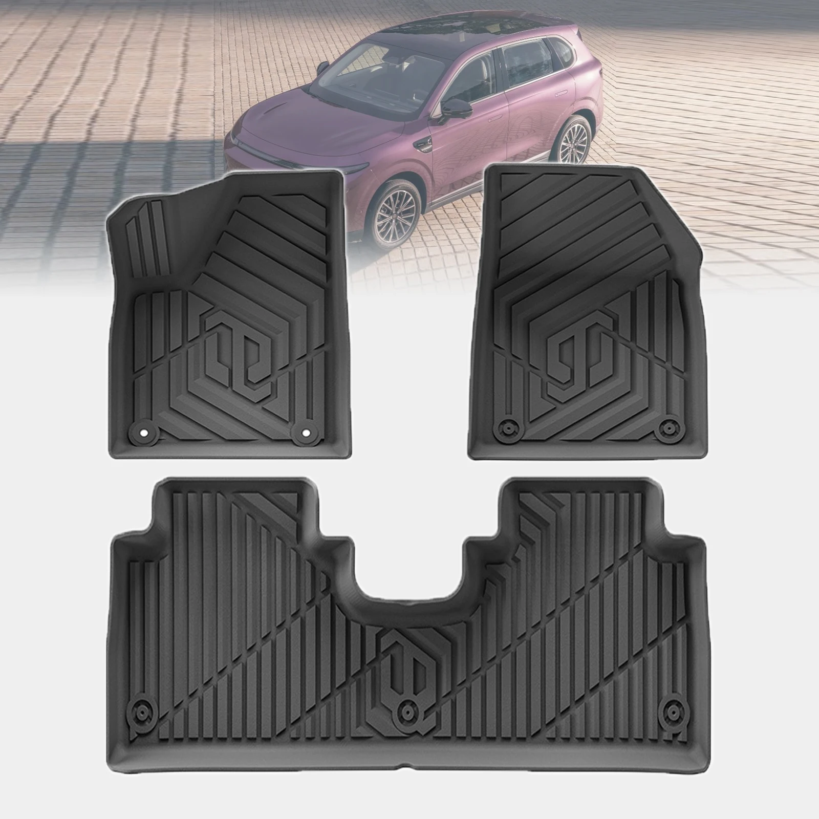 

for Leapmotor B10 2025 2026 Dustproof Easy Clean Car floor Mats TPE Material Non-Slip Interior Parts Accessories