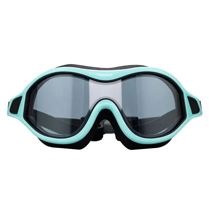

New Professional Swimming Goggles Adult High Quality Large Frame Antifogging Silicone Goggles Electroplated Lenses Wholesale