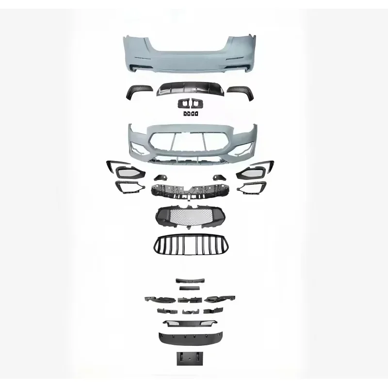 

Top quality Suitable President's Facelift Upgrade GTS Double Vertical Bar Grille Front Bumper Rear Bumper