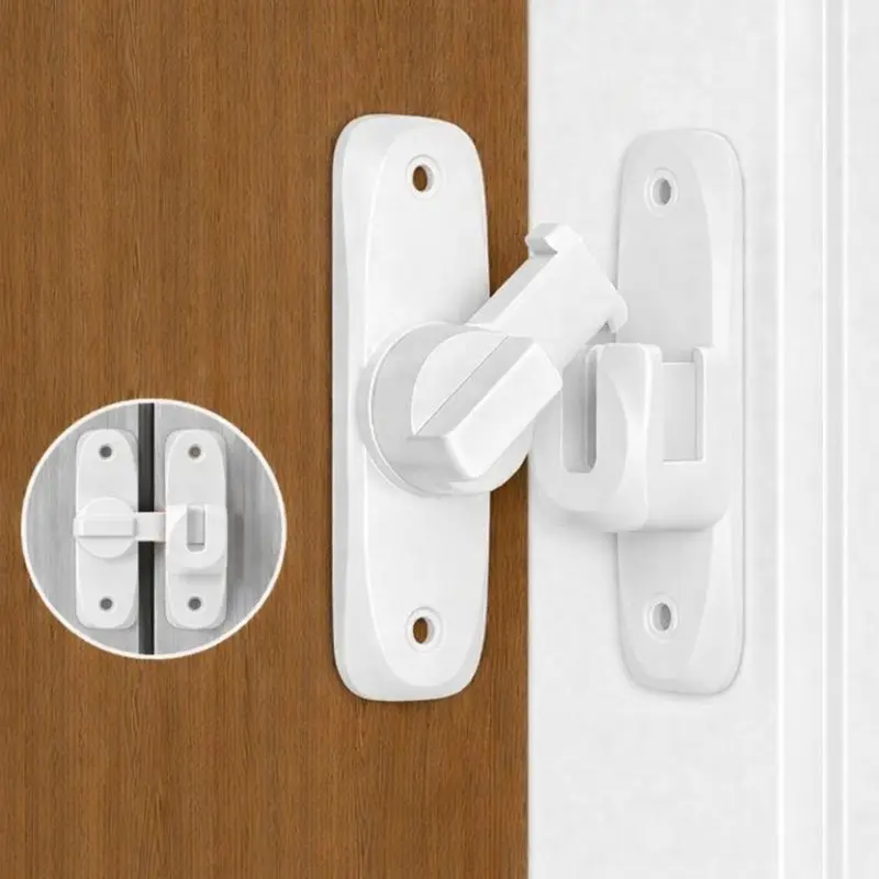 Cerraduras para Puertas Corredizas de 90/180 Grados, Pestillo para Ventanas, Cerrojo para Puertas, Hebilla Antirrobo, Cierres de Seguridad para Bebés, Herrajes para Puertas Abatibles
