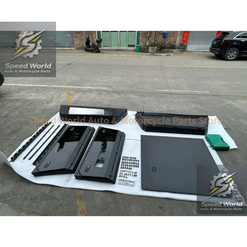 Custom High Quality Heavy Duty Ute Aluminum Canopy & Tool Box HILUX F-150 Silverado Hiace For 2022-2023 Waterproof