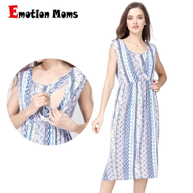 

New Summer V-Neck Maternity Clothing Breastfeeding Dresses Causal Nursing Dress Pregnancy Dress For Pregnant Women