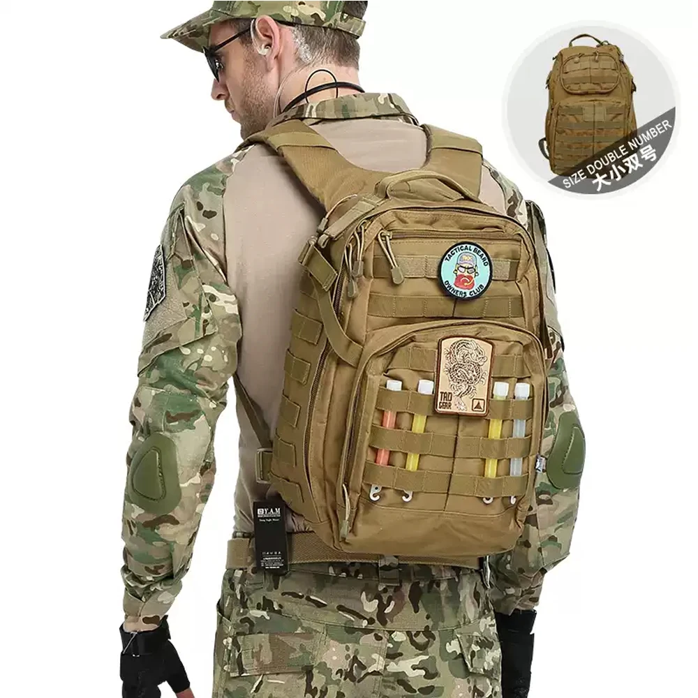 

Tactical RUSH Assault Backpack 20L Military MOLLE Daypack Water Resistant Outdoor Hiking Camping Trekking Rucksack for Men
