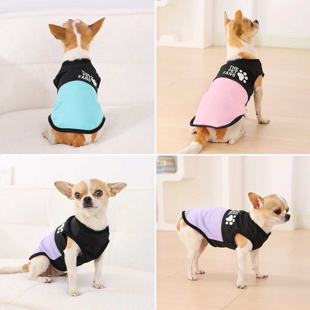 Chaleco de verano transpirable para perros y camiseta mascotas_voghion.com
