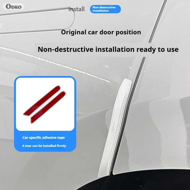 For Leapmotor C10&C16 2024 Car Antis-scratch Sticker Body Anti-collision Protection Door Rearview Mirror Protection Strip