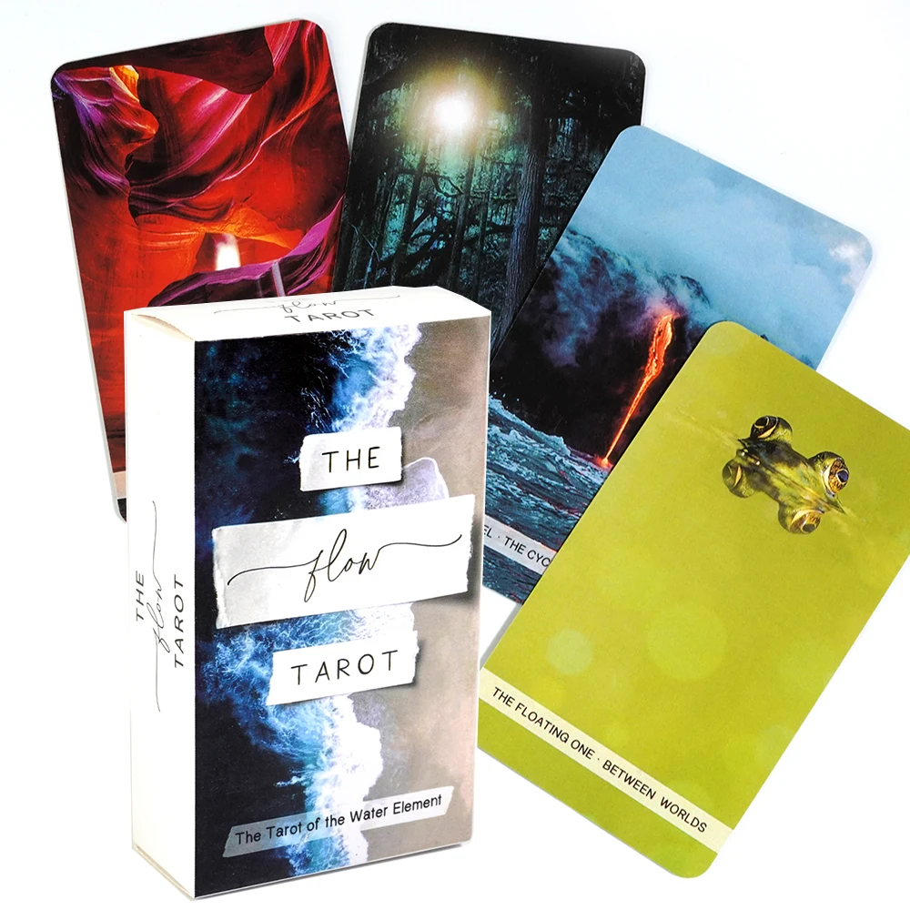 The Flow Tarot The Tarot Of The Water Element 78pcs Card Deck Based Entirely In All Forms Of The Water Element Travel Version