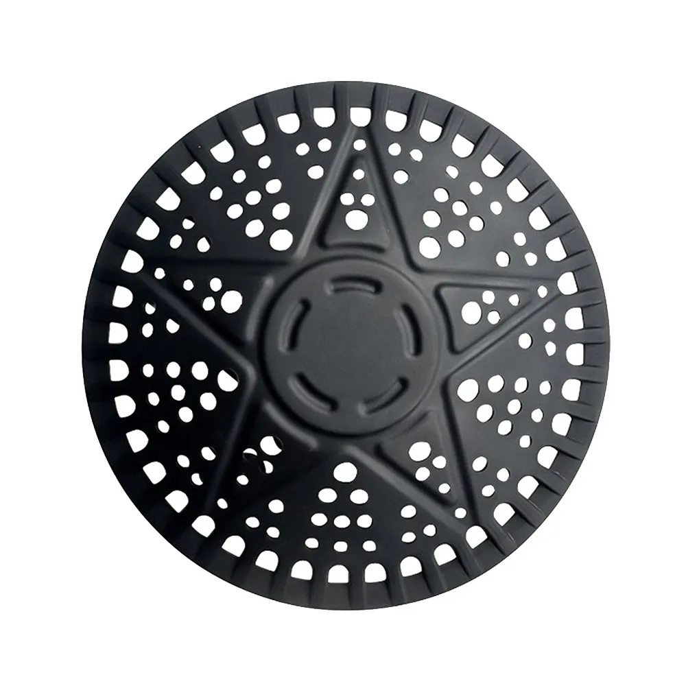 

Silicone Sewer Outfall Drain Filter Anti-blocking Round Shape Sink Strainer Filter Hair Clean Up Waste Catcher