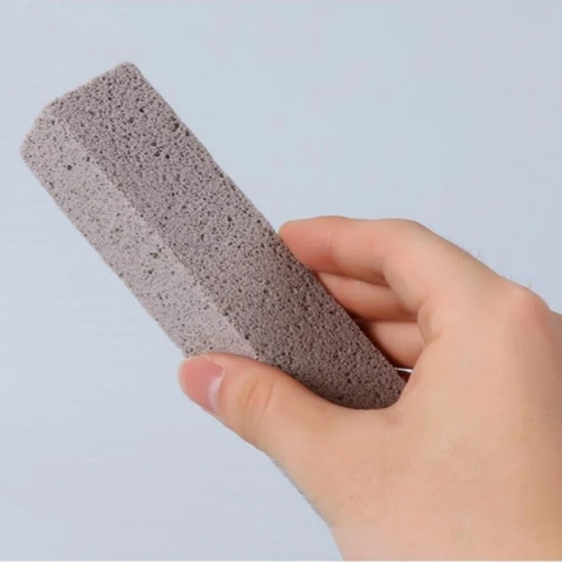 6Pcs Natural Pumice Toilet Cleaning Stones Heavy Duty Bathroom Brush Set for Stubborn Stains & Toilet Rings