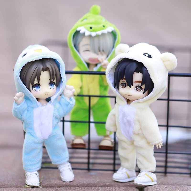 1/12 BJD Doll Clothes Cute Dinosaur animal monster Dolls Clothing for ob11,obitsu 11,molly, gsc  Doll Accessories Toys Gifts