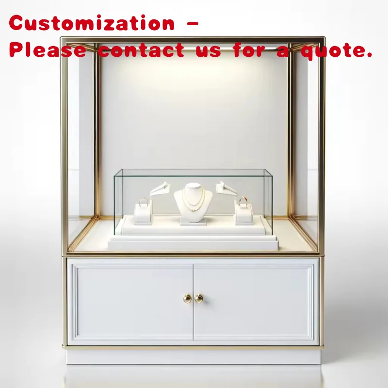 

custom.Custom Made New Simple Design Jewelry Display showcase High End Jewelry Store Display