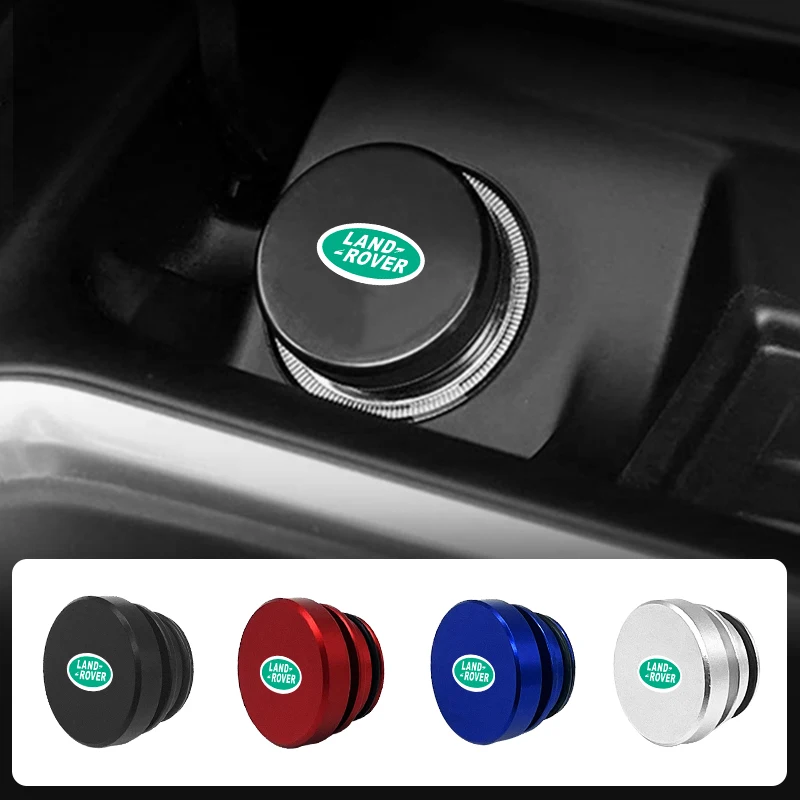 Accessori per auto coperchio antipolvere per accendisigari in alluminio per Land Rover Range Rover Evoque Velar Defender Discovery Freelander