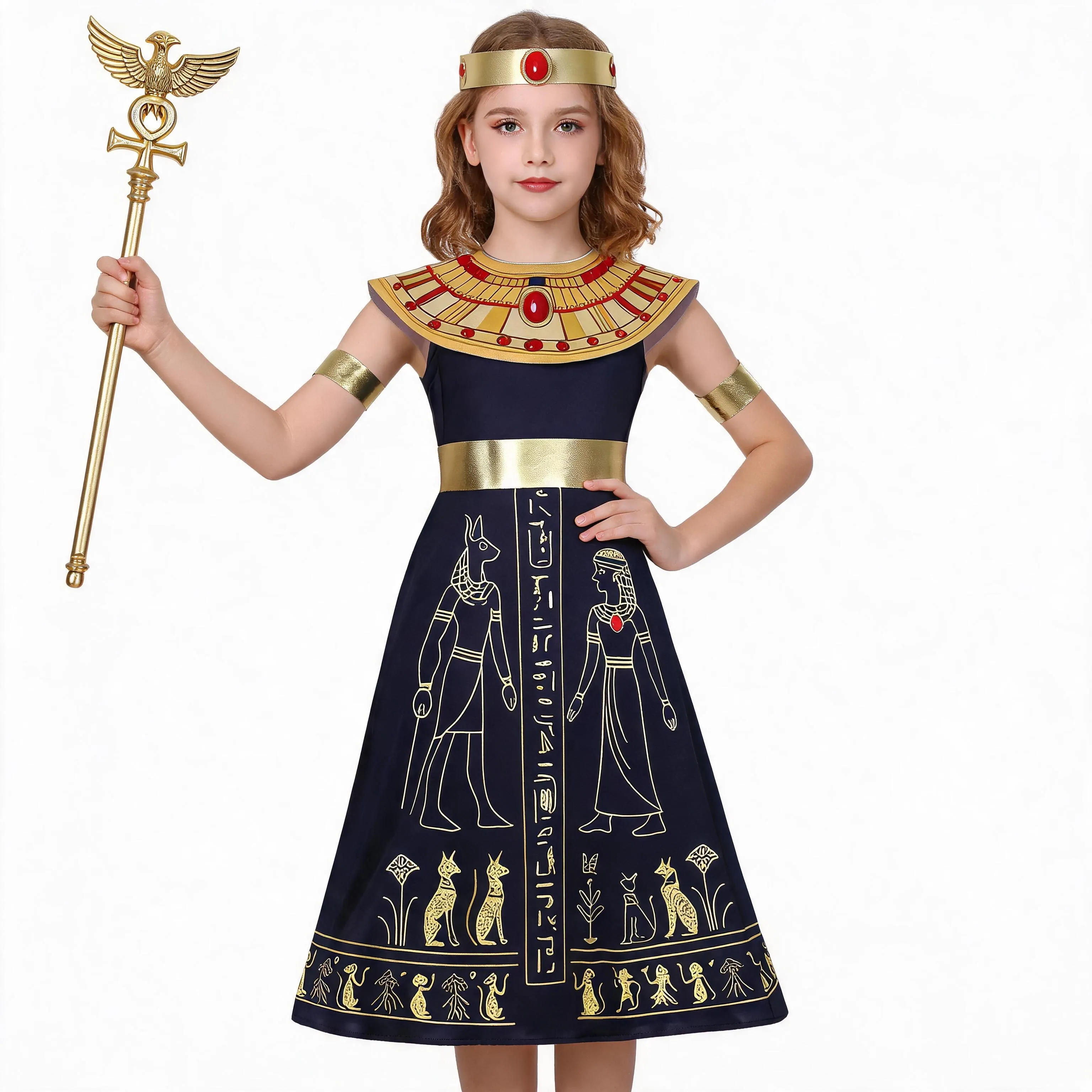 Egyptian Cleopatra Costume Kid - Egypt Cosplay Anime recension och pris