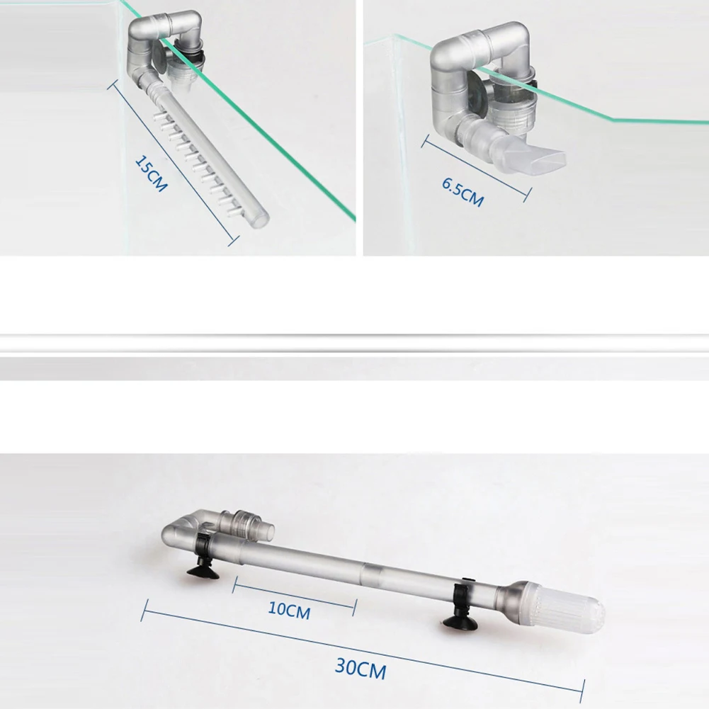Hw-603b Fish Tank Aquarium Filter Water Inflow Outflow Tube Pipe External Canister Parts Inlet Outlet Accessories Drop shipping