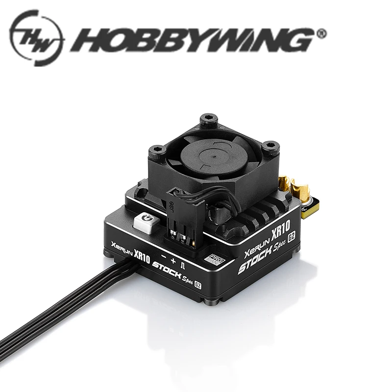 HOBBYWING XeRun XR10 Stock Spec G2 100A ESC suitable for 1:10 RC remote-controlled drift vehicle racing off-road vehicle