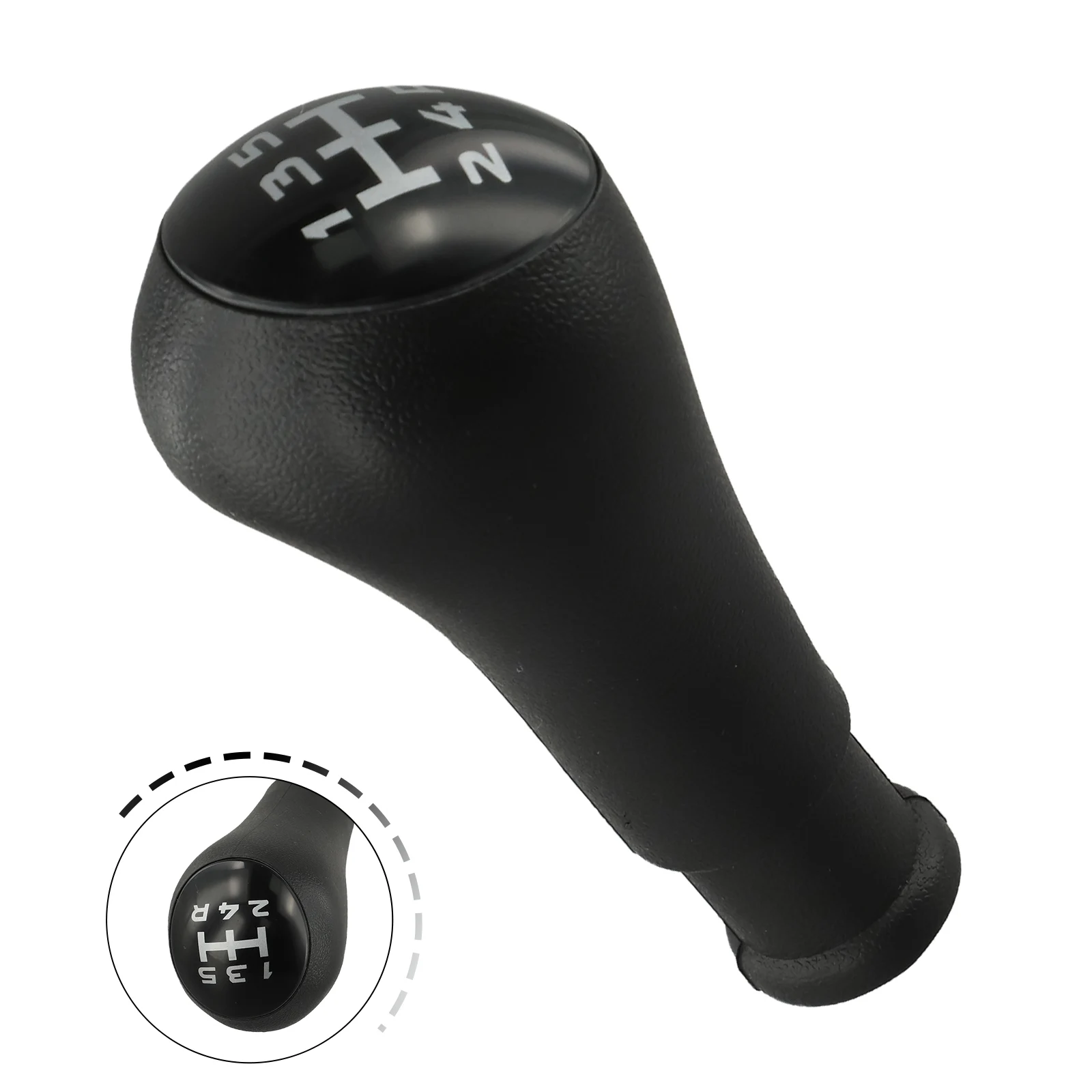 

5 Speed Manual Gear Shift Knob Car Interior Accessories Abdominal Knob Manual Lever Comfortable Grip 5-Speed Compatibility