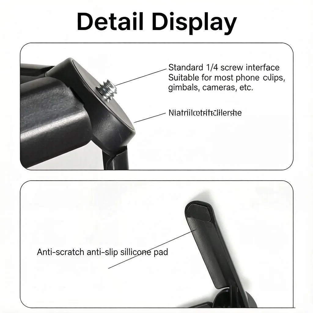 Mini Tripod Desktop Stand Stabilizer Holder for DJI OSMO Pocket 4 Pocket 3 Camera Holder Accessories For DJI Pocket4 Pocket3