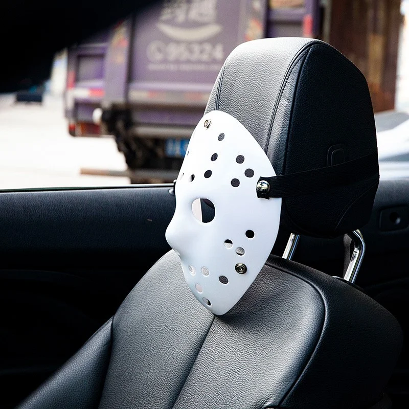 JDM Style Jason Halloween Voorhees Mask Kanjo Topeng Jason Mask Osaka Drift Interior Pendant Modified Mask