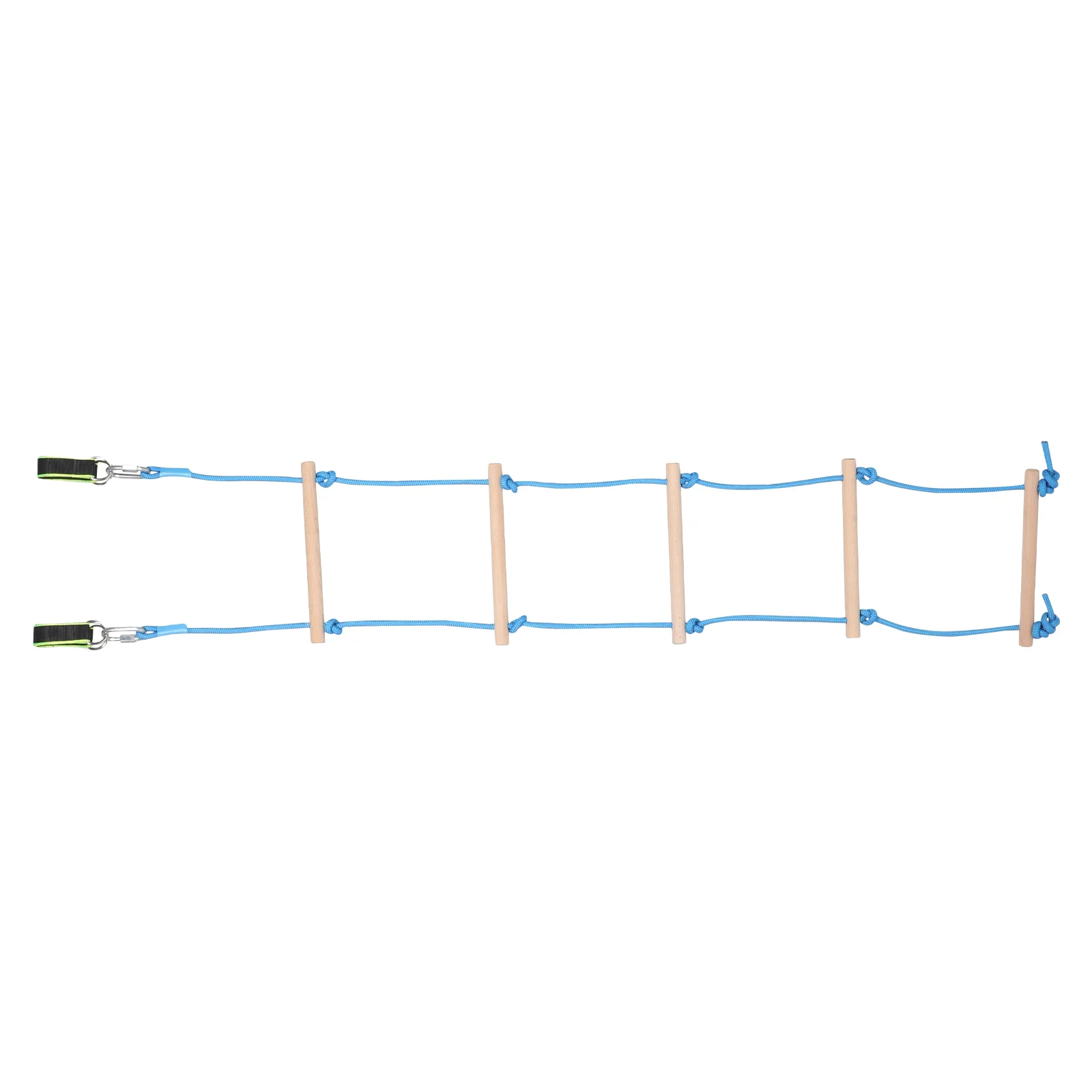 

Children Climbing Ladder 5 Height Levels Durable Wooden Soft Rope Toys Kids Play Garden Fire Safety Entertainment