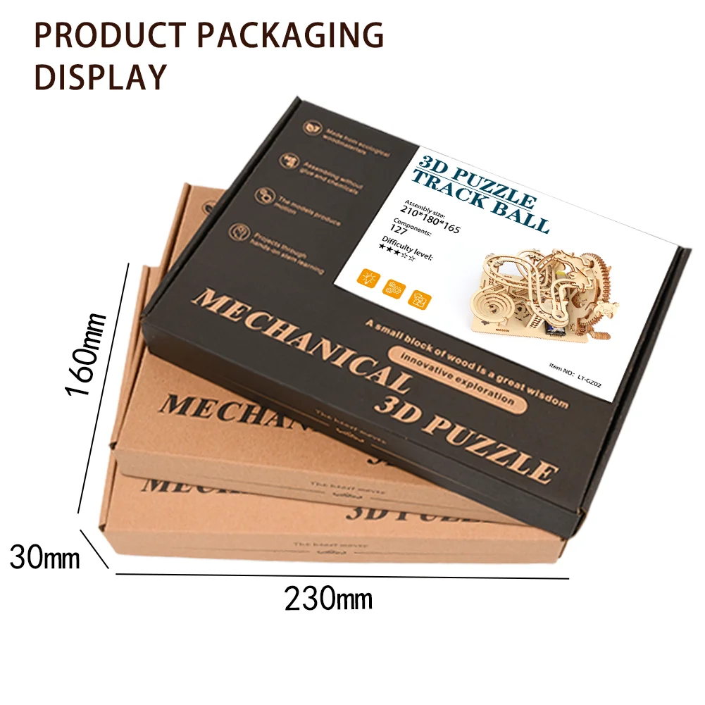 3D Wooden Puzzle Family Game Ball Wooden Puzzle Holiday Gift Home Decoration Wooden Puzzle