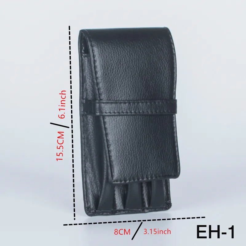 high quality Handmade Leather Pen Bag Cowhide Pencil Bag Vintage Retro Style fountain pen bag Accessories For