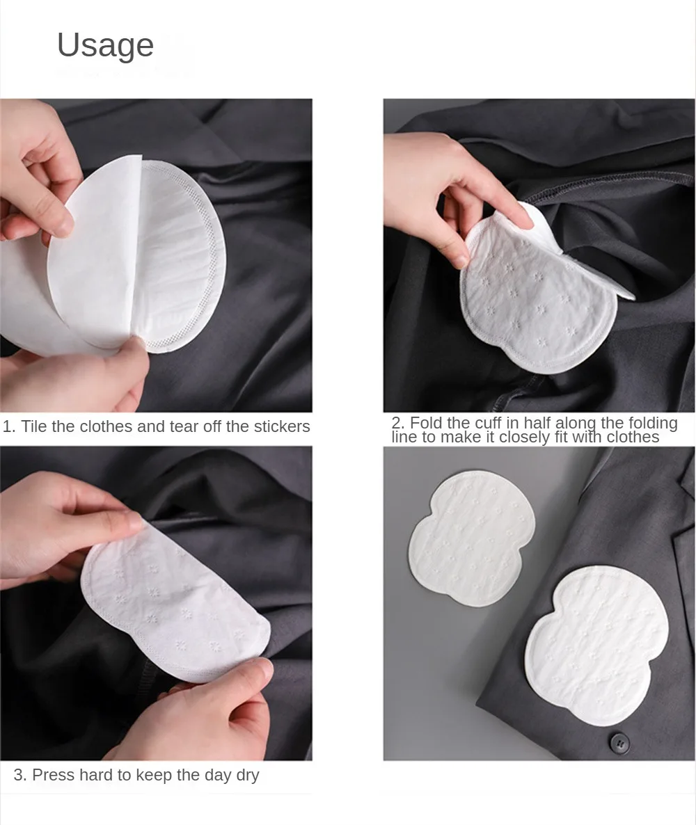 10/30/50 Stuks Onderarmkleding Oksel Zorg Zweet Geur Transpiratie Pad Absorberende Deodorant Pads