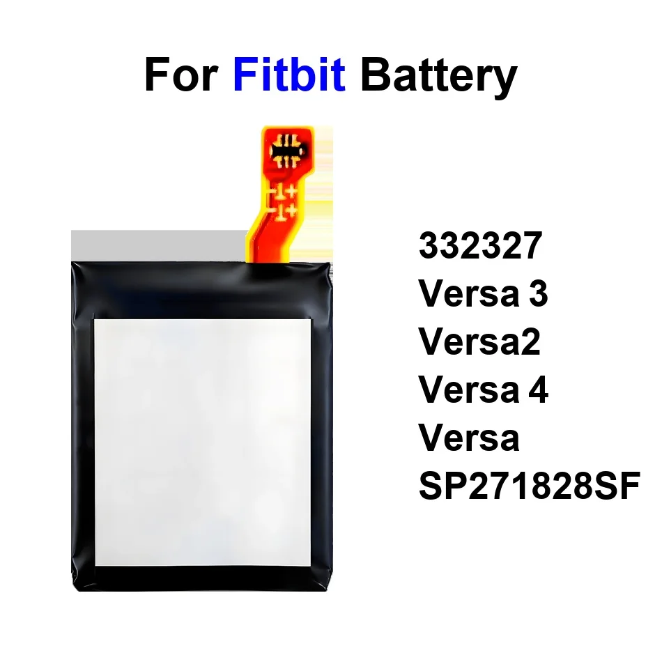 

Аккумулятор для часов с быстрой зарядкой SP271828SF 0-260 мАч для Fitbit 3SENSE VERSA2 VERSA3 2 Versa 3SENSE 2 4 352325 Lite