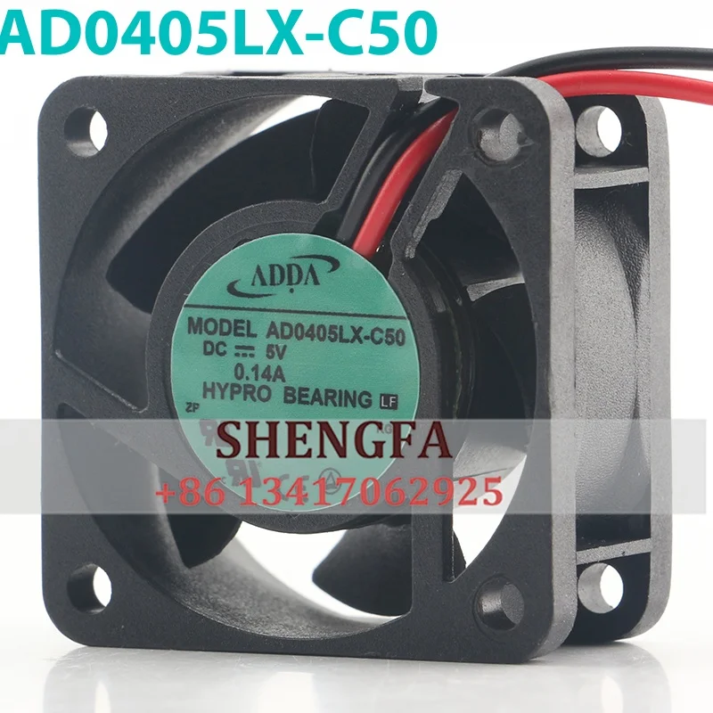 4020 40X40X20MM 4CM two-wire oil bearing quiet chassis Original authentic ADDA 12V 24V 48V DC5V 0.14A AD0405LX-C50 cooling fan