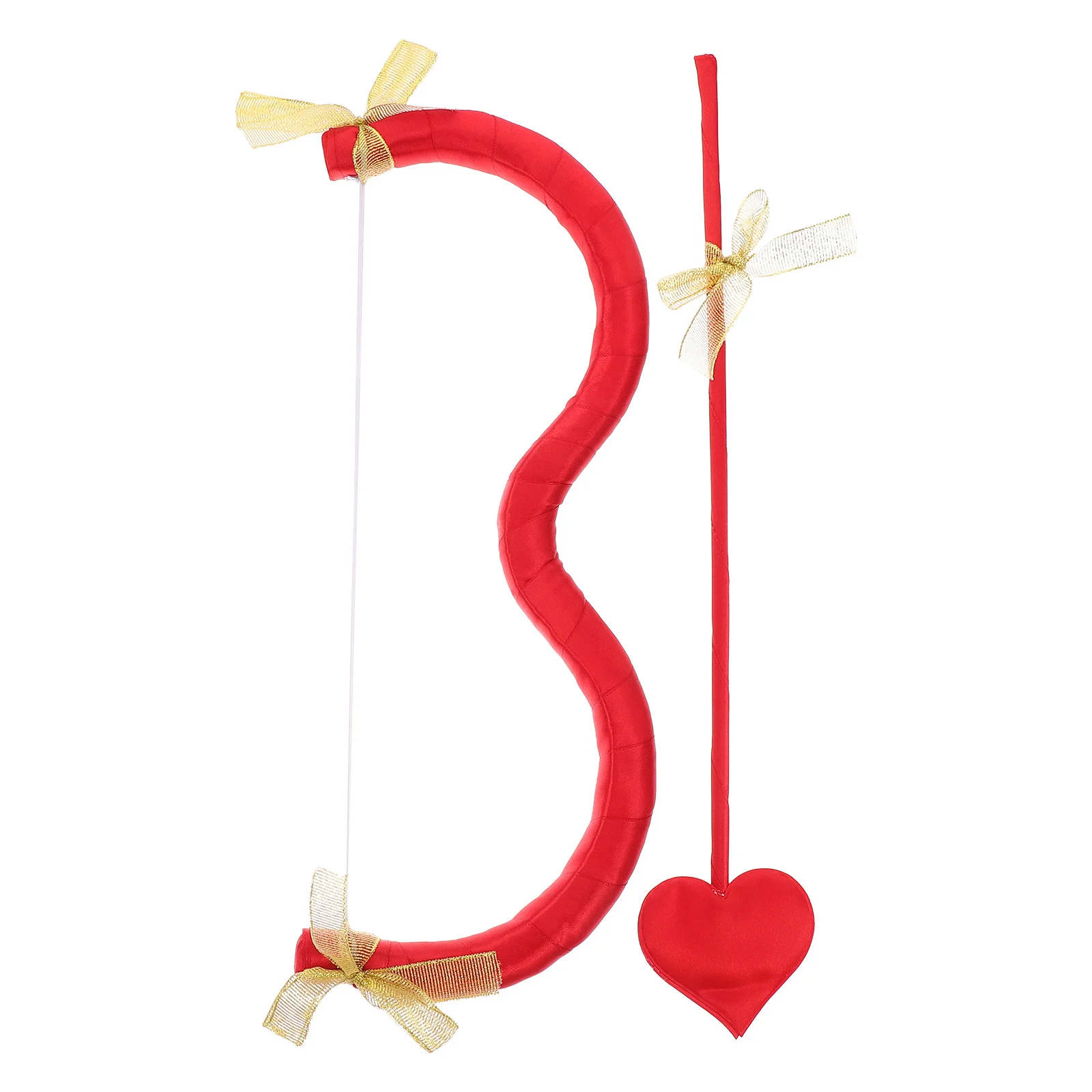 

Cupid Bow Arrow Set Valentine Day Costume Accessories Cosplay Party Decor Exquisite Design Versatile Use Long Lasting