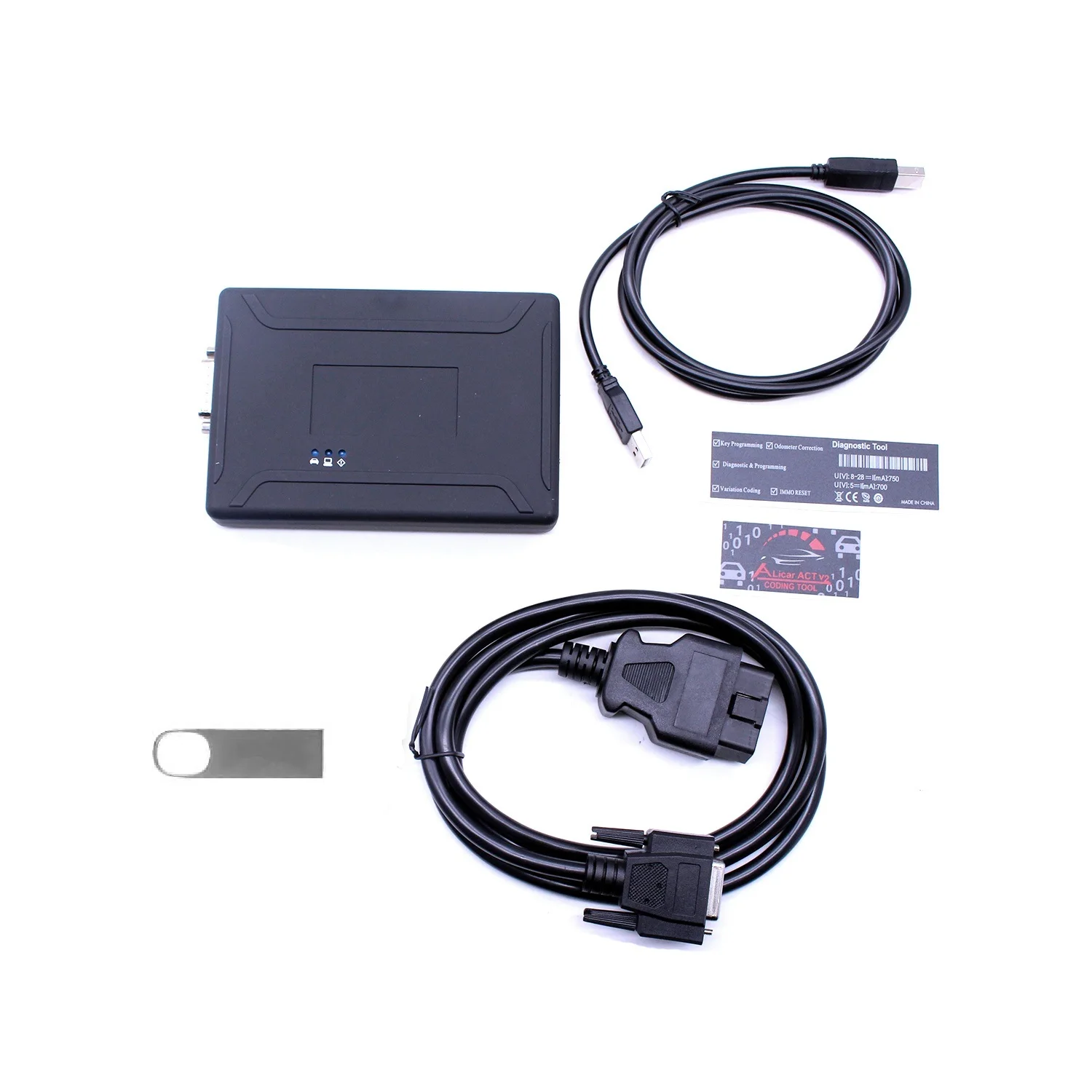 Herramienta de Codificación, Herramienta de Programación de ECU, Alicar ACT V2, Herramienta de Ajuste de Chip de ECU, Herramienta de Diagnóstico OBD para Citroën/FIAT/Opel/Peugeot/Toyota