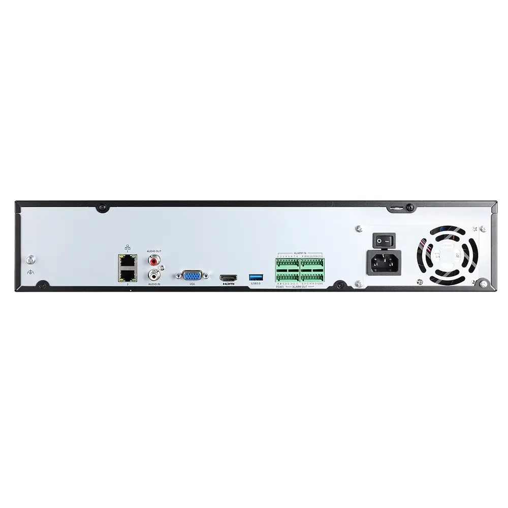 Hiseeu Advanced 64-Channel 4K 8MP Network Video Recorder With 8 HDD Slots For Extended Storage Nvr