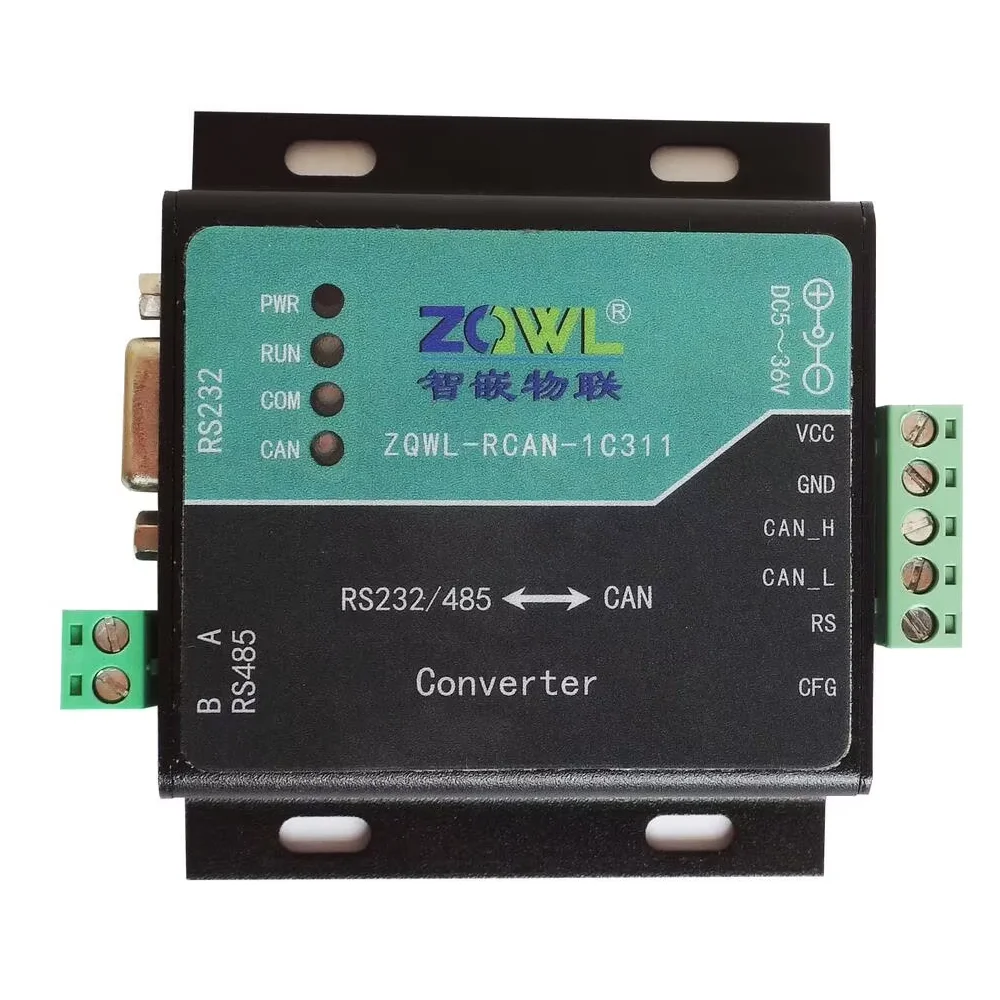 Serial-to-CAN to Serial-to-Serial RS232/485 Transducer/Conversion Card/modbus