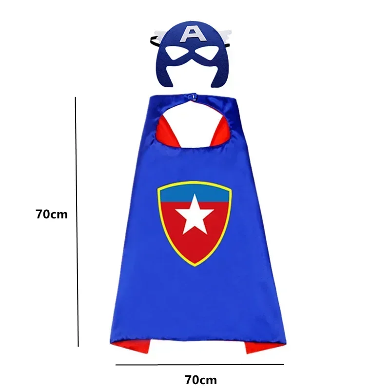 Mantelle da supereroe per bambini, Cool Costume di Halloween Cosplay Festival forniture per feste bomboniere Dress Up, per bambine di 3-12 anni