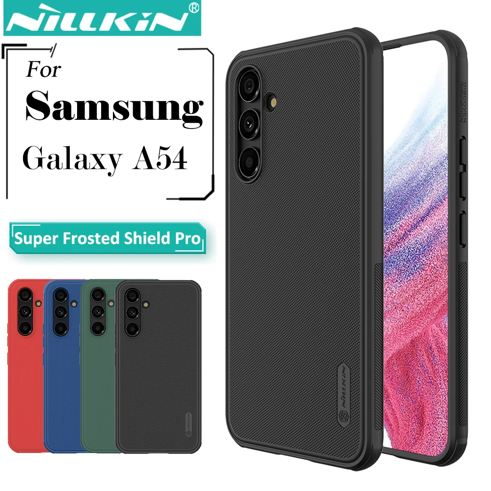 Nillkin for Samsung Galaxy A54 5G, Frosted Shield Pro Phone Case PC+TPU Hard Protection Back Cover