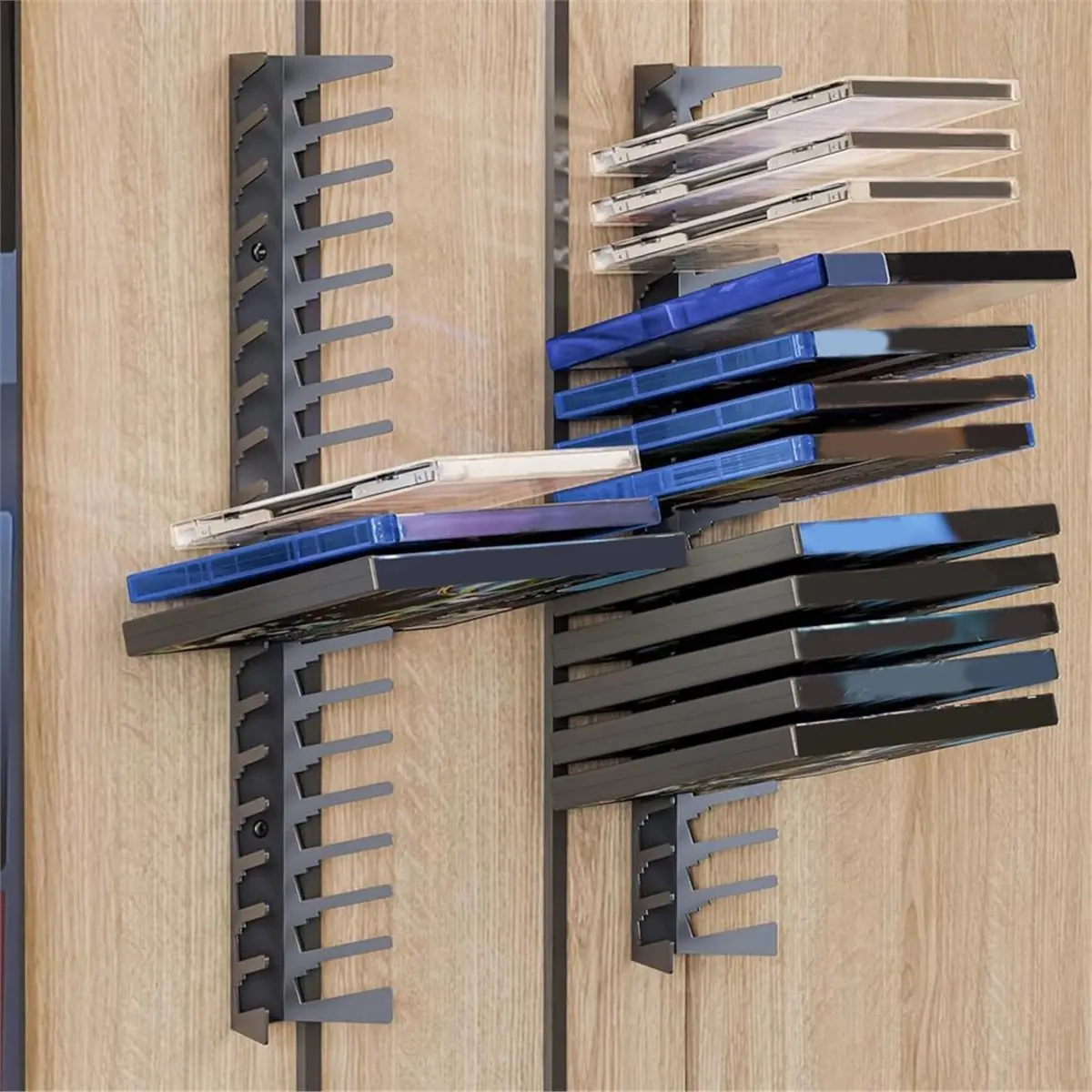 Promotion Game Storage Tower Holder Game Wall Mount Storage Stand for PS Card Stand