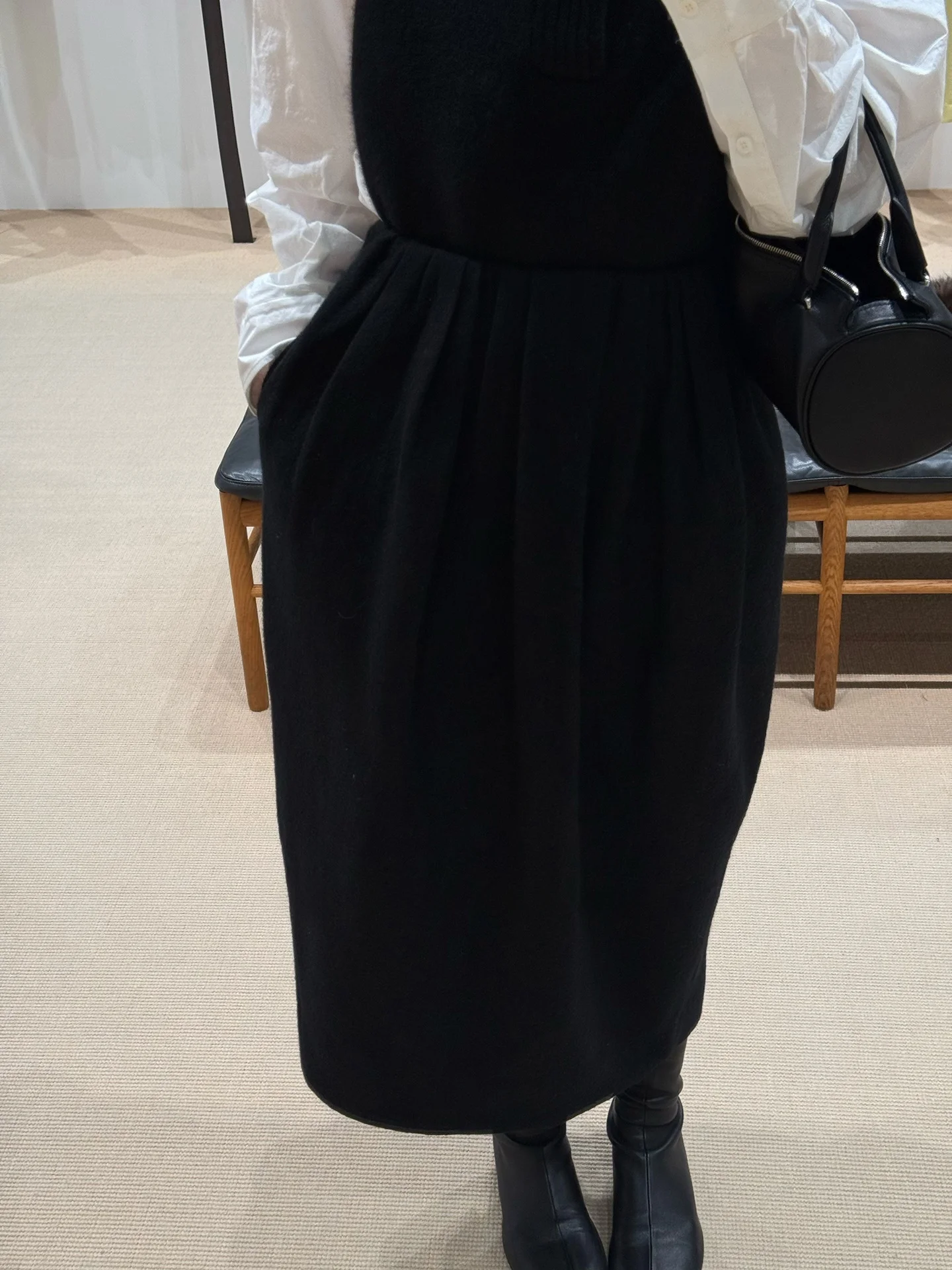 

Юбка-баска RIMEFROST 25W из шерстяного трикотажа с плиссировкой, женская, хлопок 43%, шерсть 4%, полиэстер 6%, трикотажная юбка для ношения под одеждой