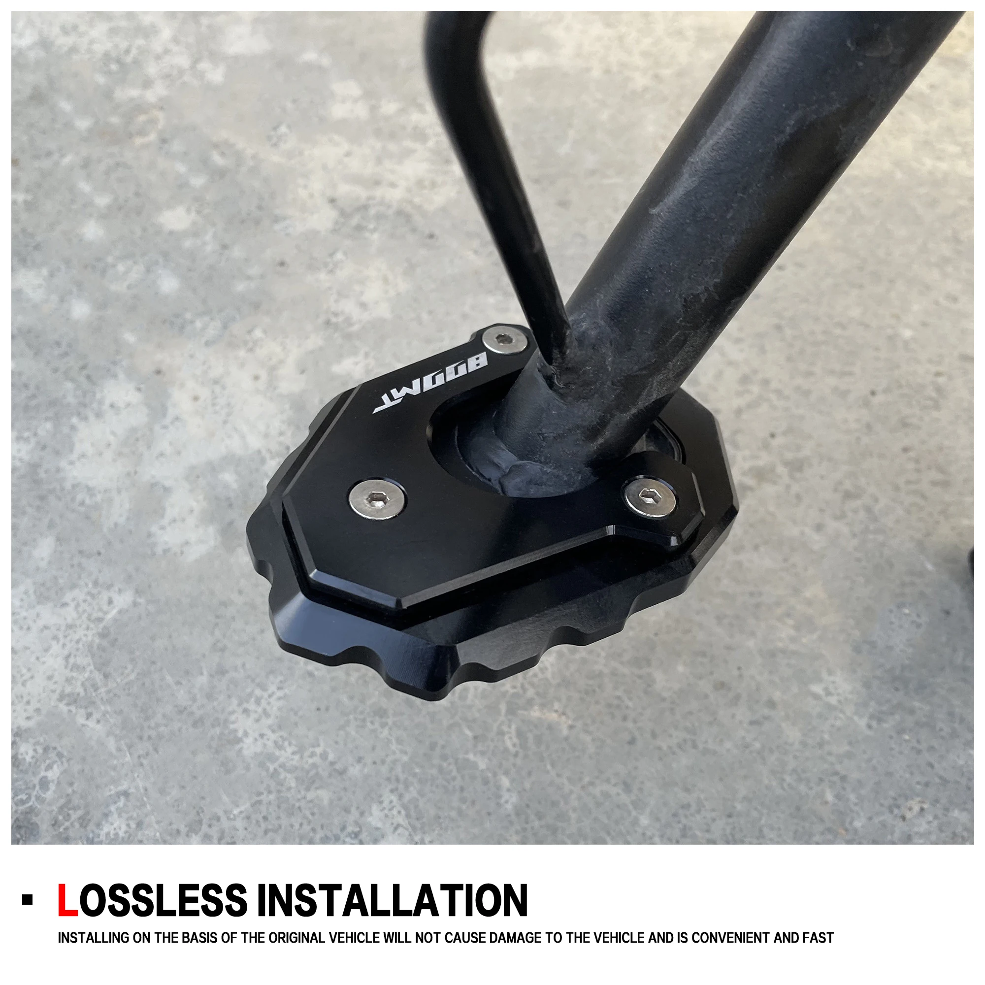 ل CFMOTO 800MT 800 MT دراجة نارية الملحقات CNC مسنده الجانب حامل تمديد CF MOTO 800 MT800 2024 2025