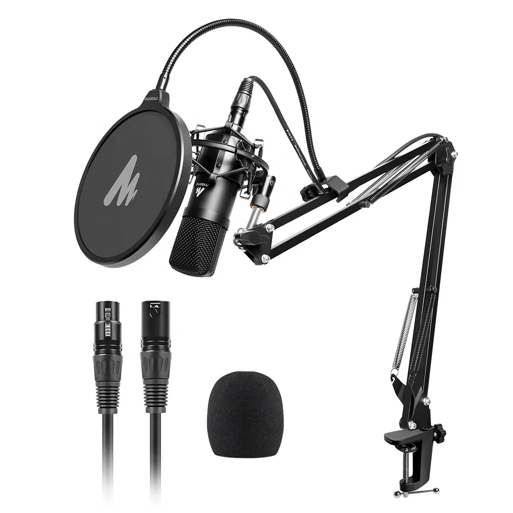 2019 Best Seller XLR Connector Cardioid PRO Studio Recording Condenser Microphone