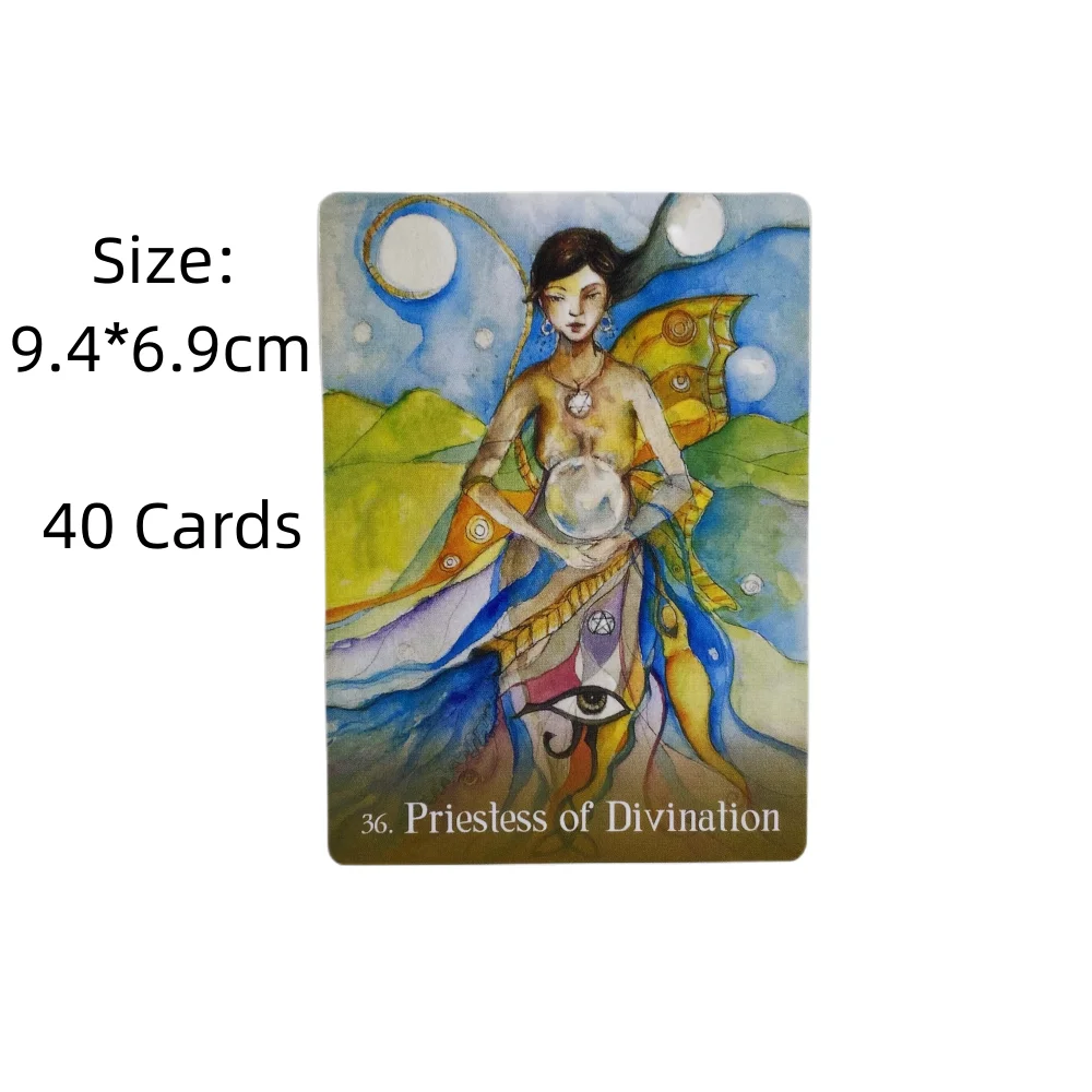 Sacred Mothers Of Goddesses Oracle Cards A 40 English Divination Edition Deck Borad Games