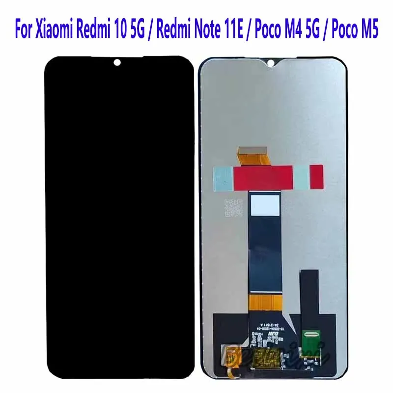 

For Xiaomi Poco M4 5G M5 22041219PG LCD Display Touch Screen Digitizer Assembly For Redmi 10 5G / Note 11E 22041219C 22041219G