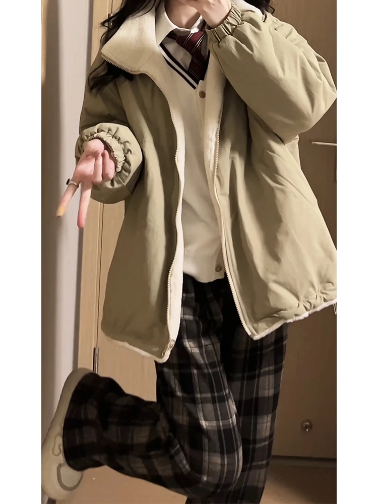 

Широкие брюки в стиле ретро с драпировкой и клетчатым принтом, повседневные, в пол, на осень-зиму, с высокой талией, прямые...