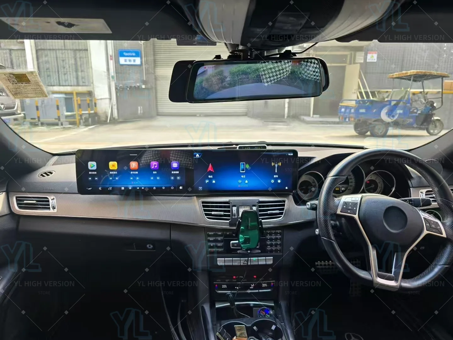 2026 شاشة مزدوجة أندرويد 13 لمرسيدس بنز E W212 2009-2015 نظام تحديد المواقع والملاحة Carplay راديو السيارة شاشة تعمل باللمس كوالكوم بلوتوث