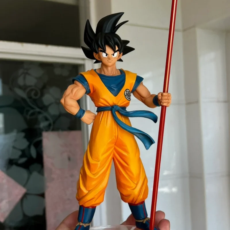 

The 20th Anniversary Of Sun Wukong'S Handmade, Sun Wukong'S Super Saiyan Man Holding Stick Pendant Model Anime Periphery