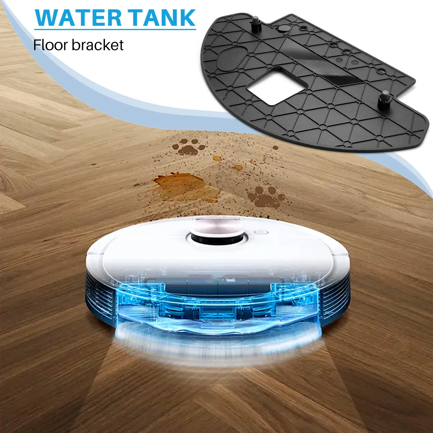 Sostituzione del supporto della piastra del mocio di ricambio per parti dell'aspirapolvere Ecovacs Deebot OZMO 930