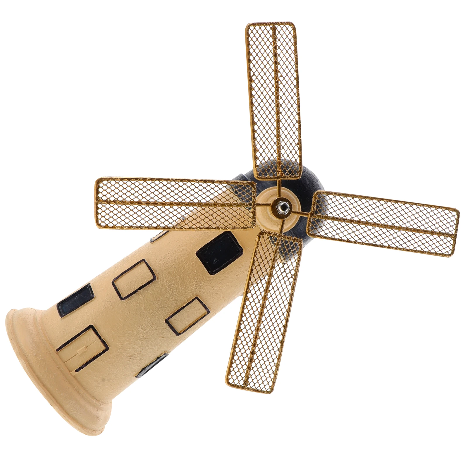 

Windmill Decorations Ornament Retro Design Windmill Statue Home Rustic Statue Retro Design Table Model Mini
