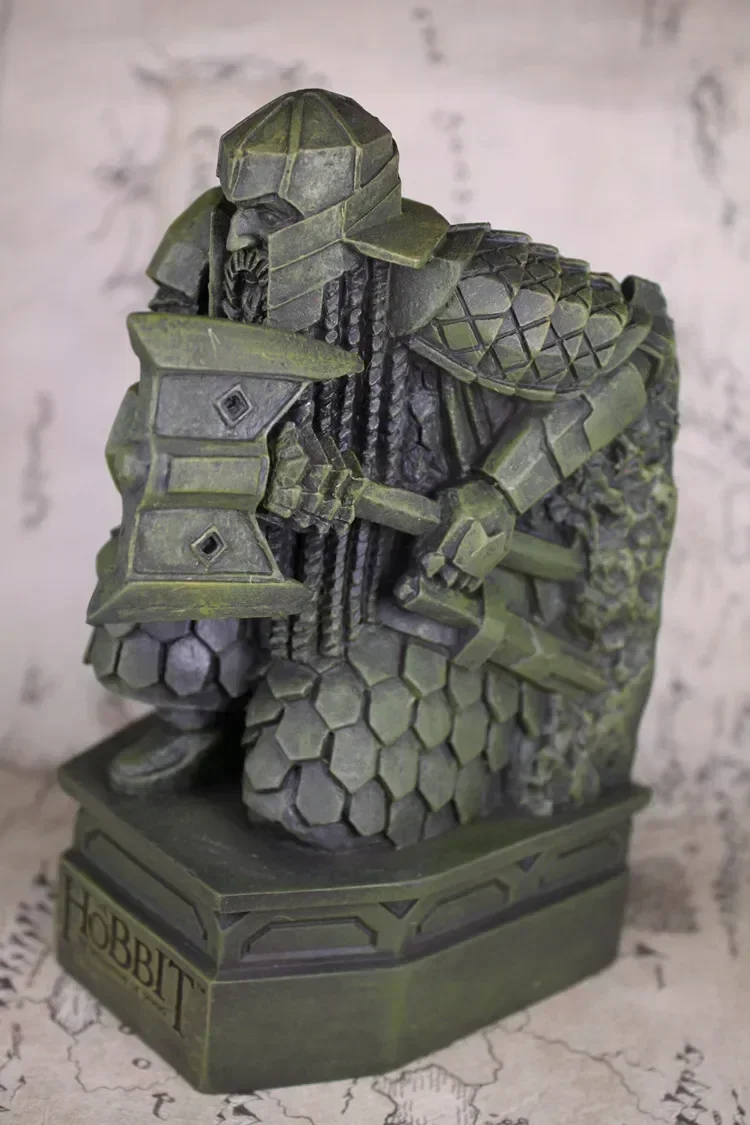 

[VIP] 2 шт./лот Lord Erebor Одинокая горная дверь Одинокие горные гномы фигурки воина статуя модель домашний декор книжные полки